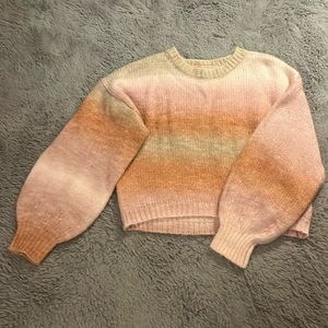 Adorable ombre sweater
